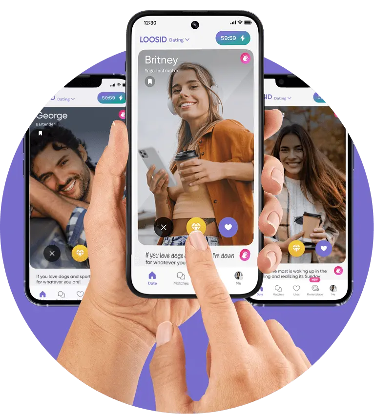 Loosid sober dating app on mobile